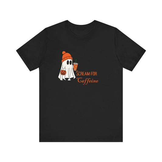 Scream for Caffeine Tee – Unisex Jersey Short Sleeve