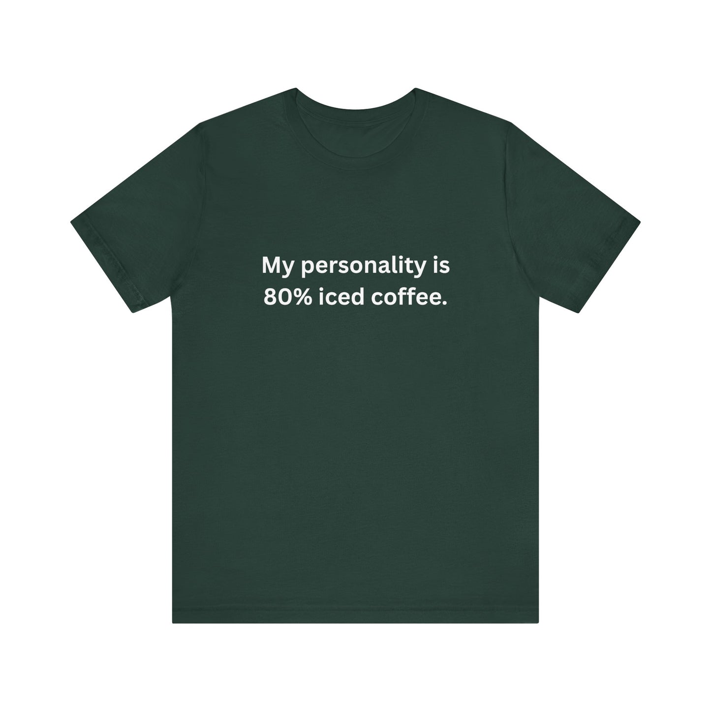 80% Iced Coffee, 100% Me – Unisex Tee