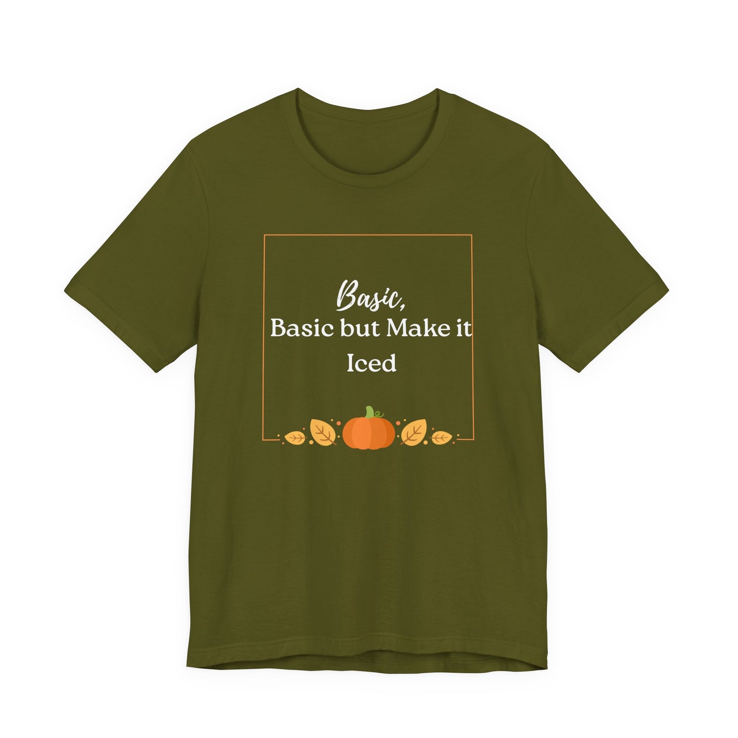 Fall Vibes, Extra Ice Unisex Tee, Fall T-Shirt, Harvest Shirt, Thanksgiving Gift, Cozy Casual Wear, Seasonal Fashion