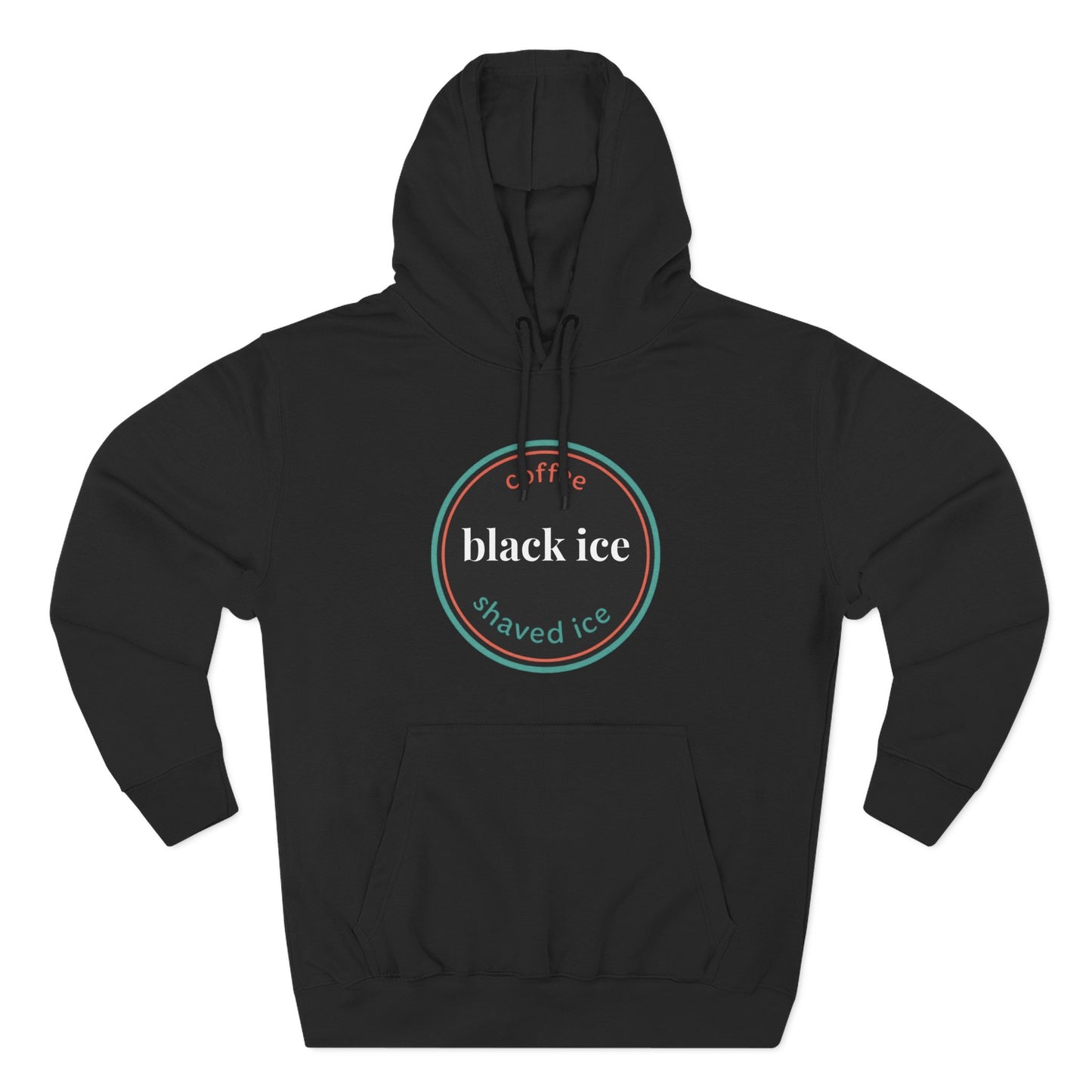 Black Ice Classic Fleece Hoodie – Cozy, Durable