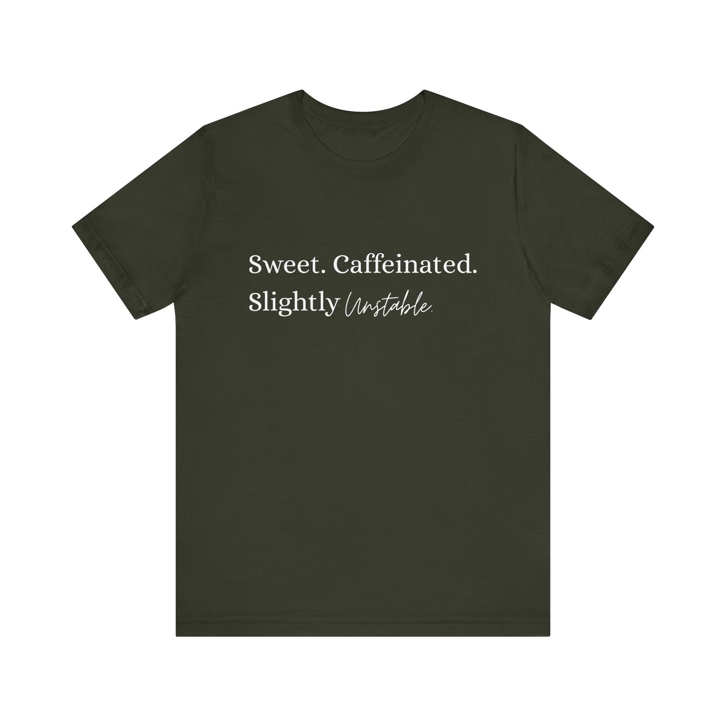 Unstable Black Tee — For Those Who Keep Life Interesting