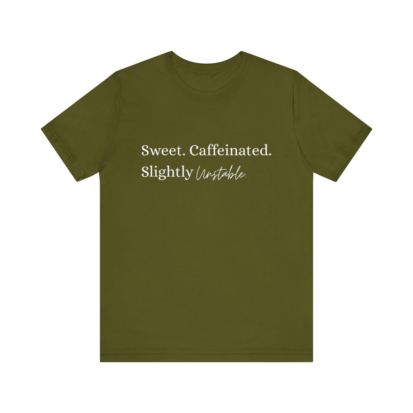 Unstable Black Tee — For Those Who Keep Life Interesting