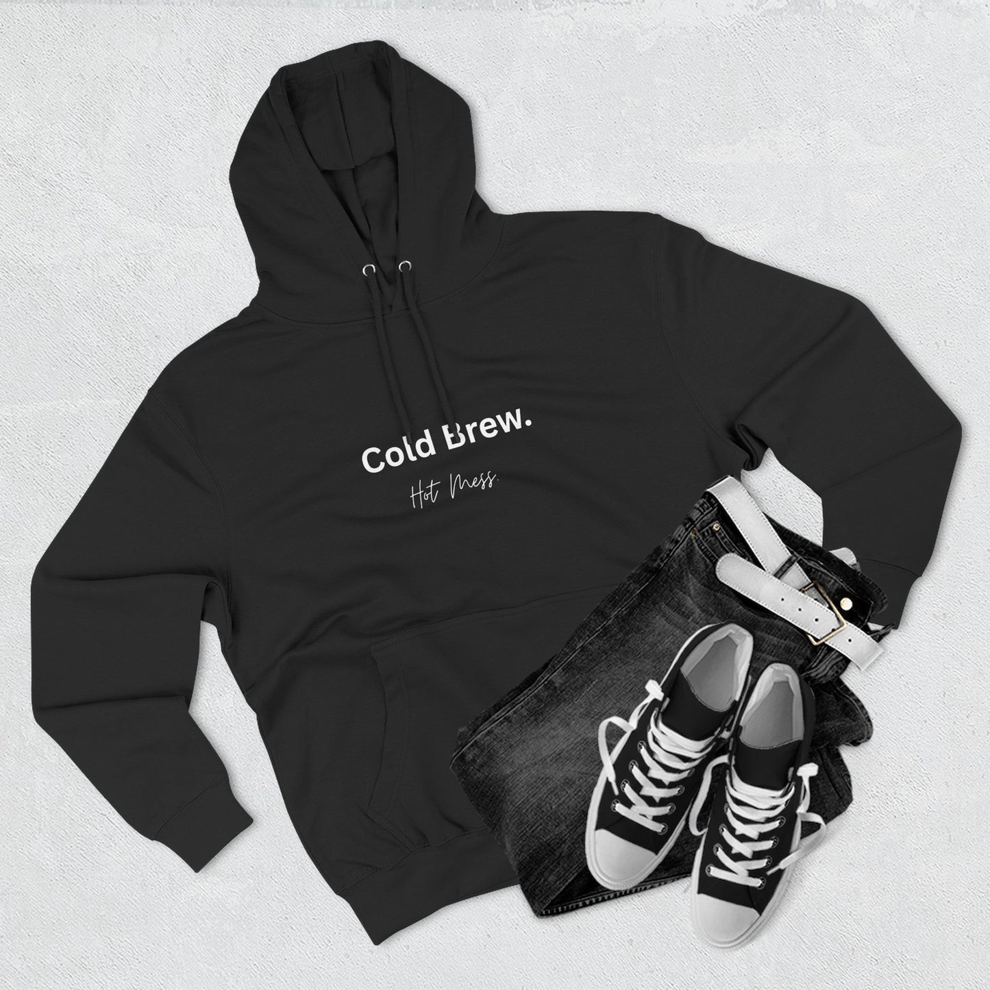 Stylish Three-Panel Fleece Hoodie for Comfort and Coziness, Perfect for Casual Days, Outdoor Adventures, Gift for Friends and Family