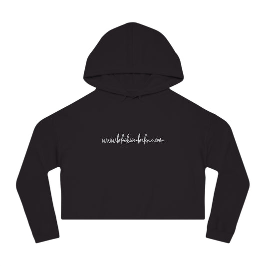 Chic Women's Cropped Hooded Sweatshirt, Cozy Weekend Wear, Casual Style, Perfect Gift for Her, Trendy Athleisure, Summer Layering