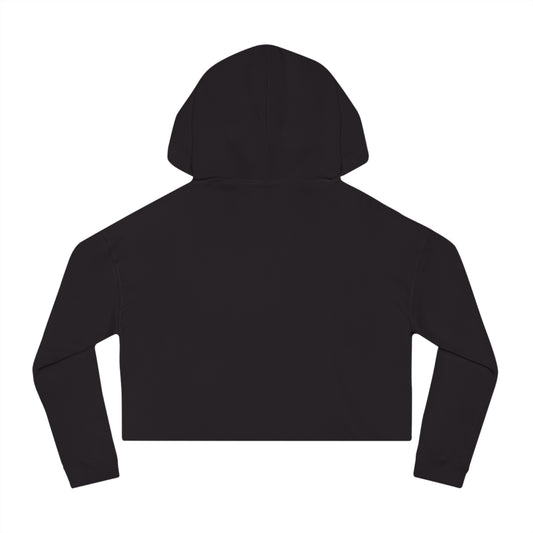 Chic Women's Cropped Hooded Sweatshirt, Cozy Weekend Wear, Casual Style, Perfect Gift for Her, Trendy Athleisure, Summer Layering