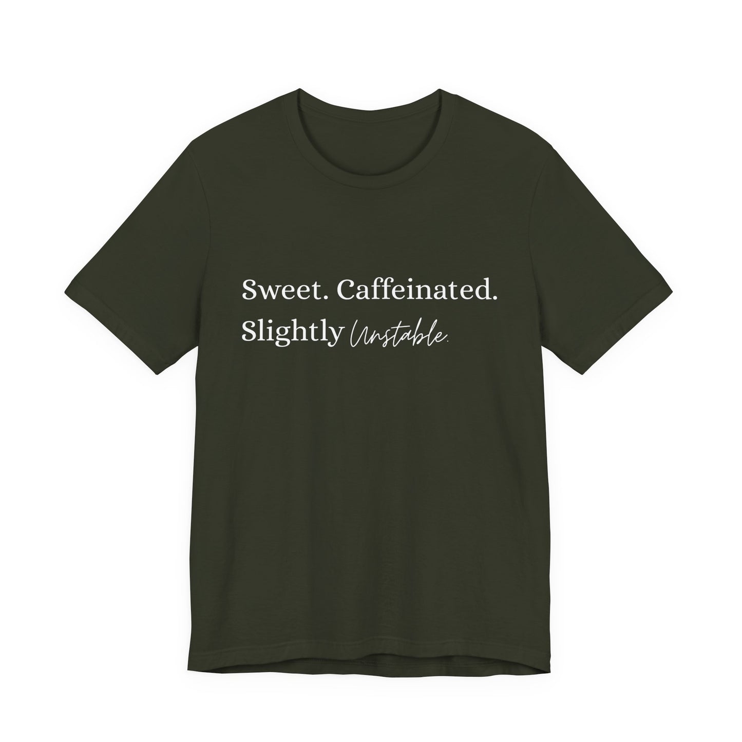 Unstable Black Tee — For Those Who Keep Life Interesting
