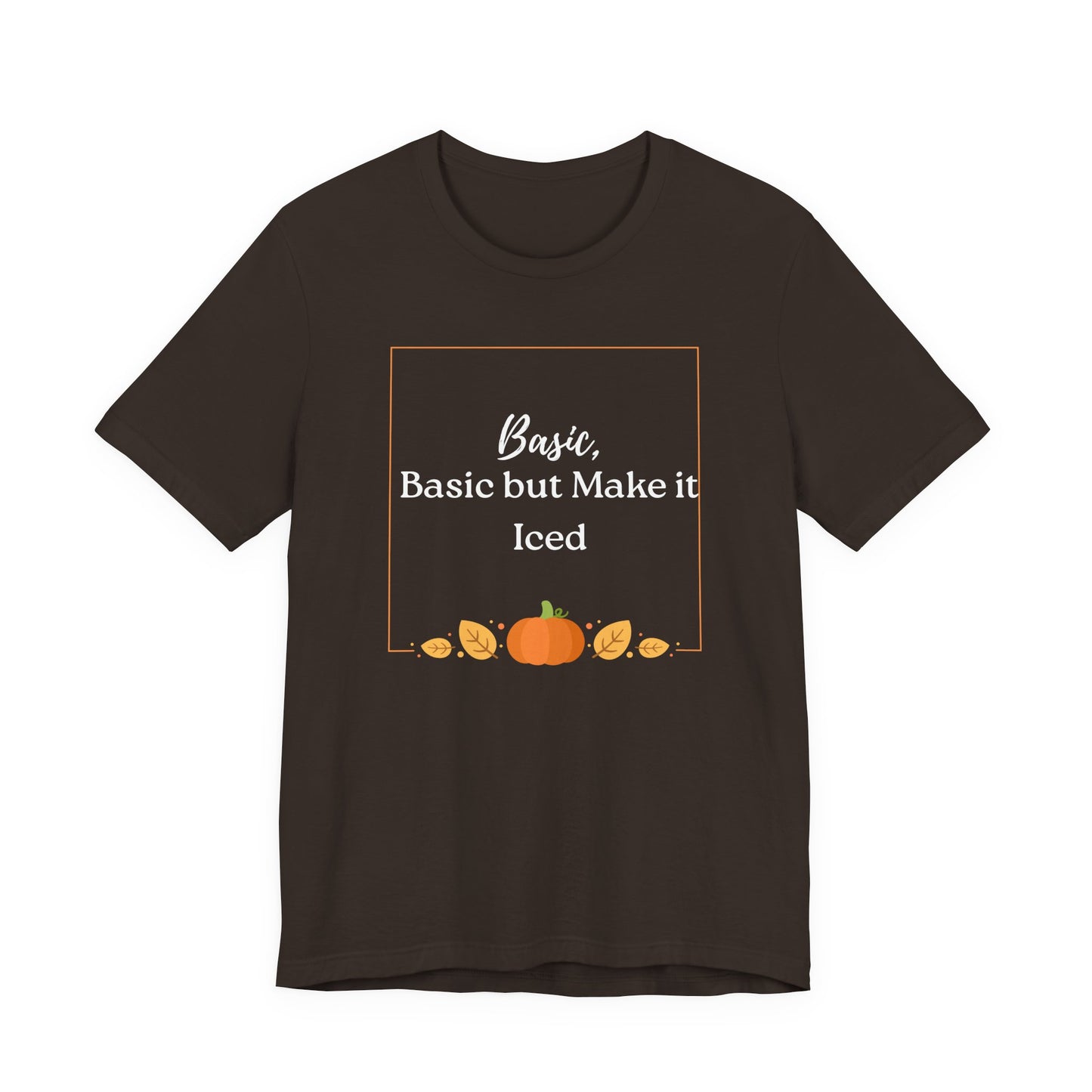 Fall Vibes, Extra Ice Unisex Tee, Fall T-Shirt, Harvest Shirt, Thanksgiving Gift, Cozy Casual Wear, Seasonal Fashion