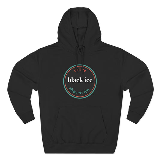 Black Ice Classic Fleece Hoodie – Cozy, Durable